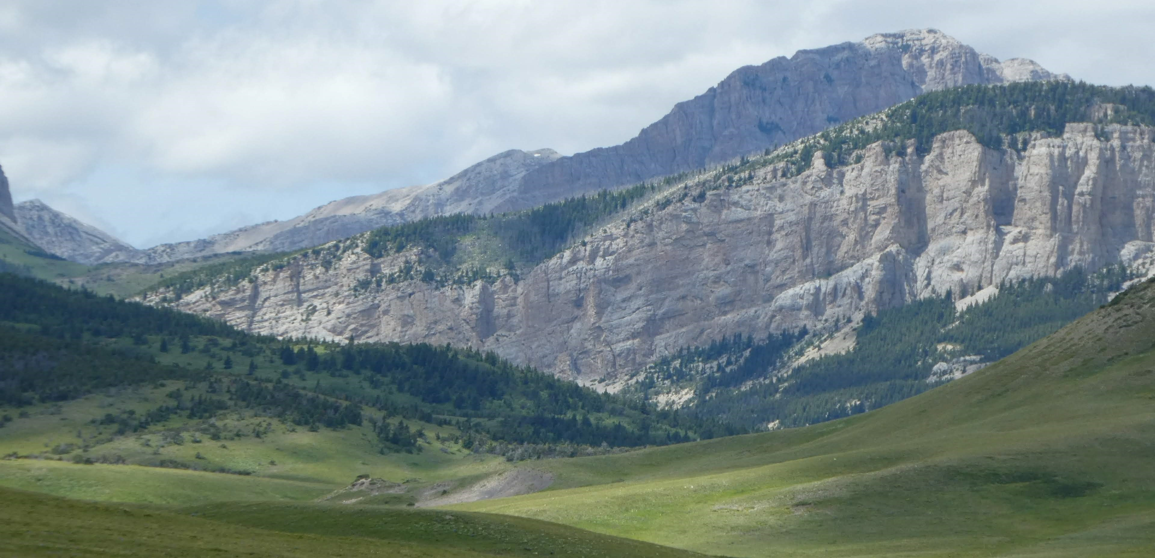 View of the Rocky Mountain Front near Choteau, the home of Conservation Grains
